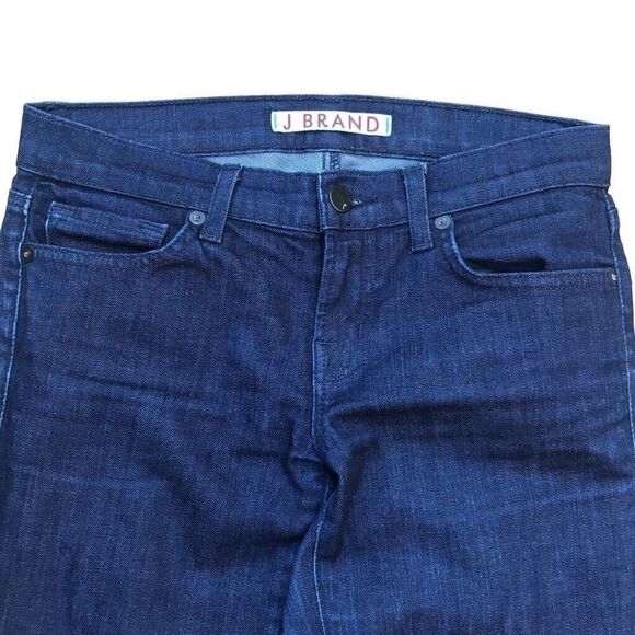 J Brand Jeans Women’s 26 Blue Eclipse Skinny Mid Rise Dark Wash Denim - Picture 5 of 8